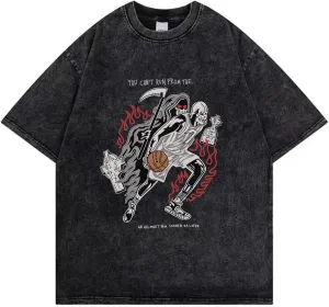 Graphic T Shirts for Men Vintage Distressed Oversized Y2K Grunge Tees