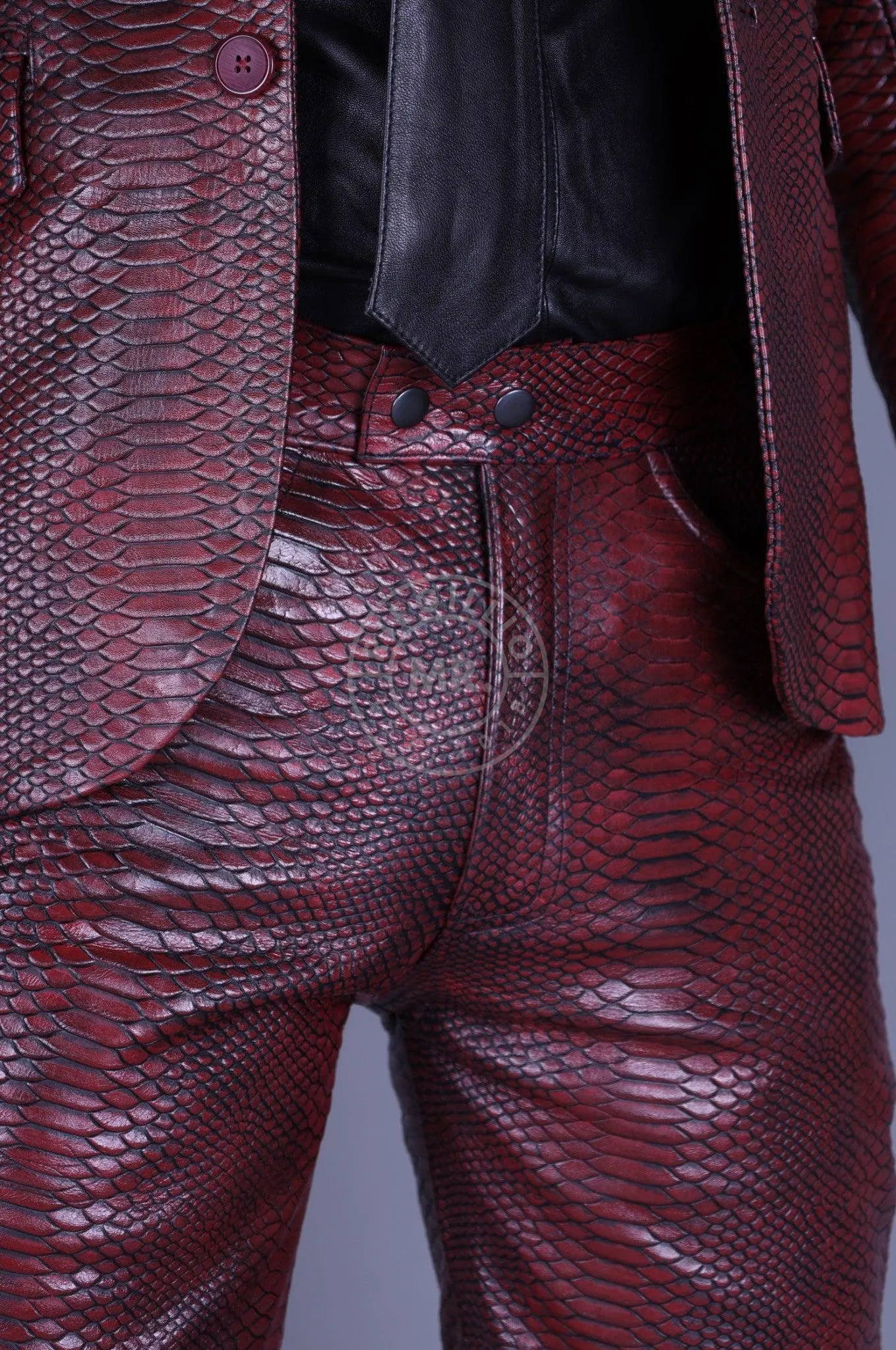Mehron Leather Snake Pants