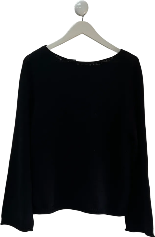 nobodys child Black Slash Neck Knitted Jumper UK 18
