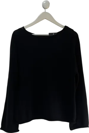 nobodys child Black Slash Neck Knitted Jumper UK 18