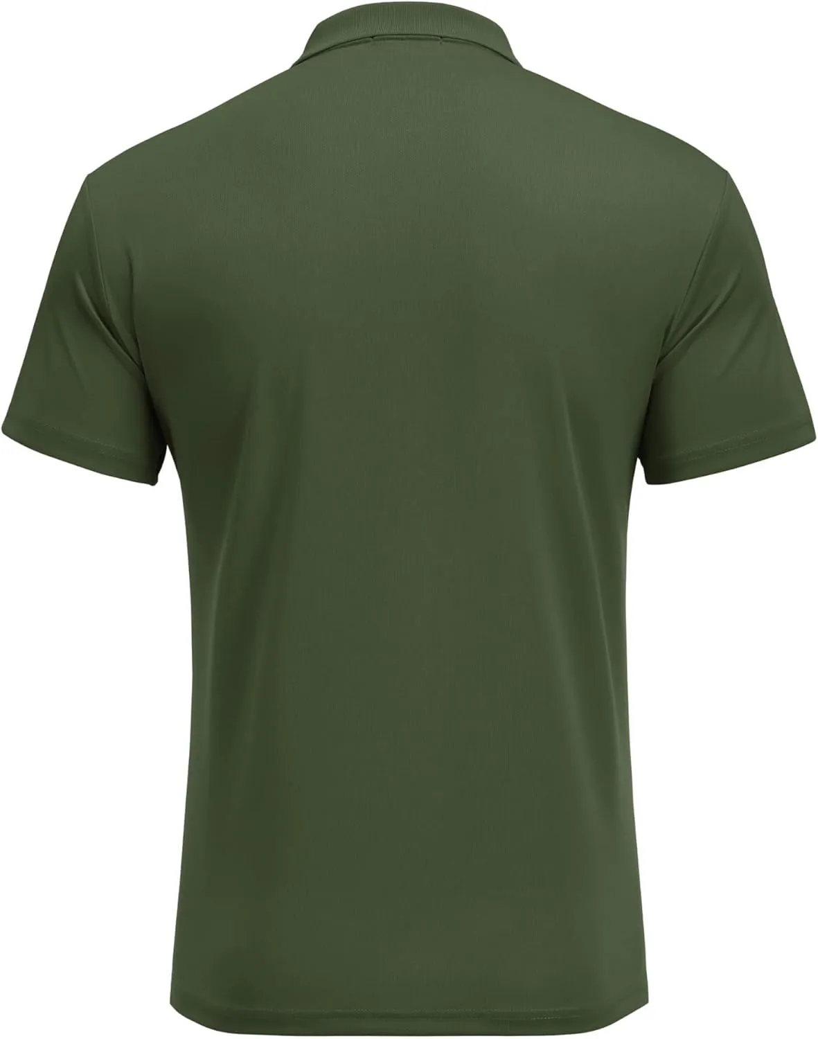 PINSPARK Golf Polo Shirts for Men Quick Dry Short Sleeve Collared Shirt Slim Fit Casual Solid Stylish Polos Shirt
