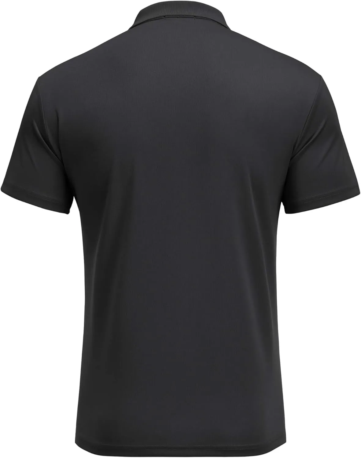 PINSPARK Golf Polo Shirts for Men Quick Dry Short Sleeve Collared Shirt Slim Fit Casual Solid Stylish Polos Shirt