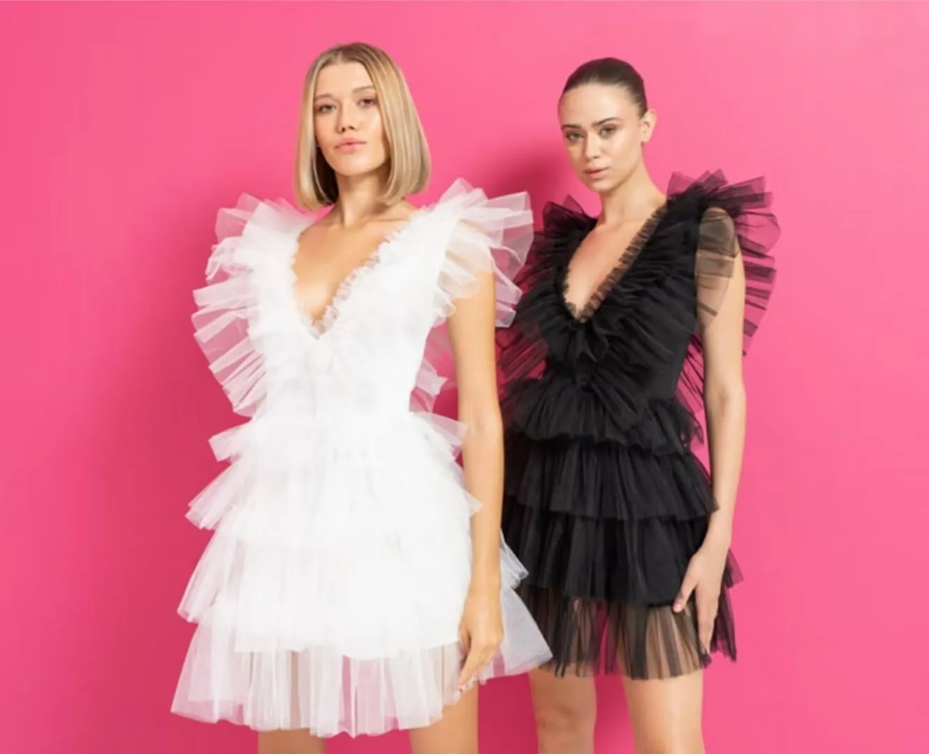 Tiered Tulle Homecoming Dresses for Teens Puffy Ruffles Short Prom Dresses A-Line Cocktail Party Club Growns